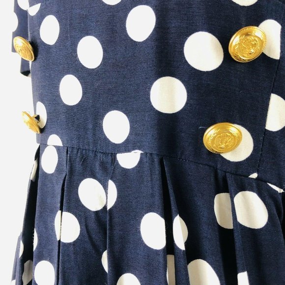 Maggie Boutique VTG Nautical Jumpsuit Culotte Wome - Picture 5 of 9